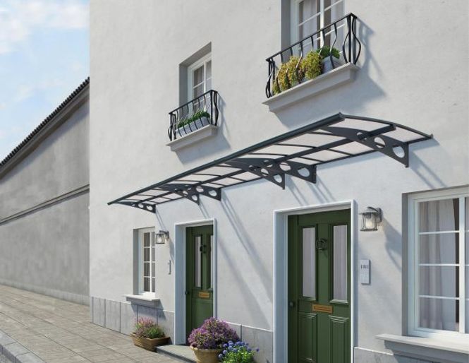 Hovedbilde Canopia by Palram overbygg inngangsparti Herald 139 x 670 ...