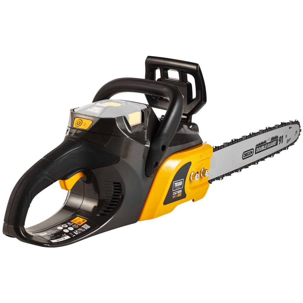 Texas motorsag batteri 58V CSZ5800 u/bat og lader 90070047