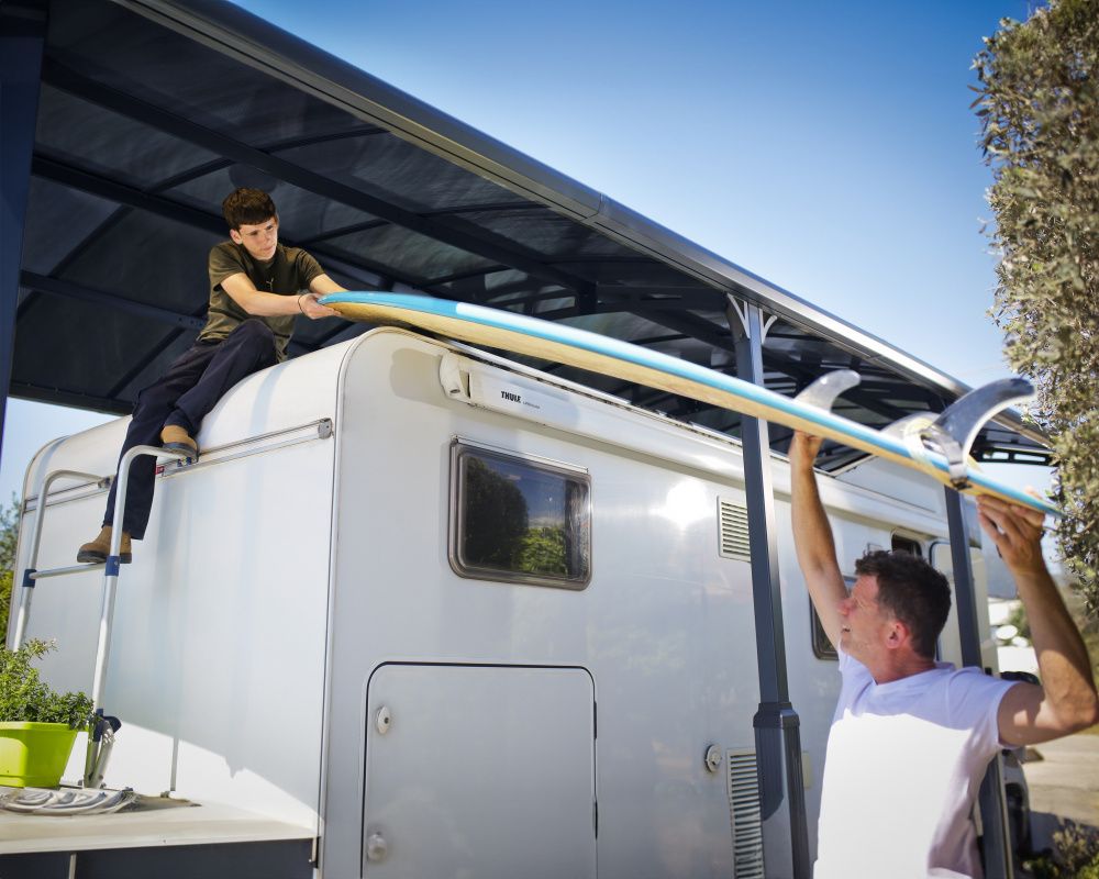 Canopia by Palram Carport Arcadia Alpine 1077 x 359 cm grå