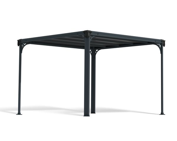 Palram Canopia Milano 3000 Gazebo Grey 4