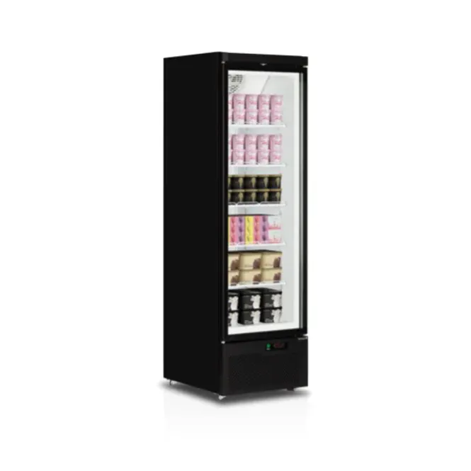 Hovedbilde Tefcold display fryseskap, sort - Atom Maxi F1DB