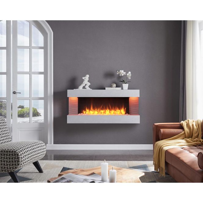 Hovedbilde Alta vegghengt elektrisk peis - 2000 watt