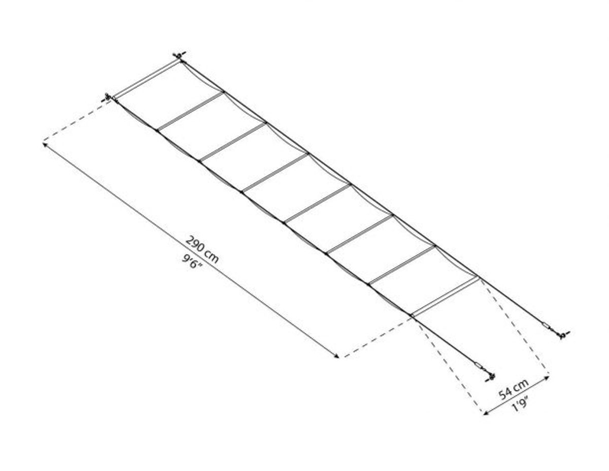 Canopia by Palram tak persienner 300 x 305 cm hvit 705869