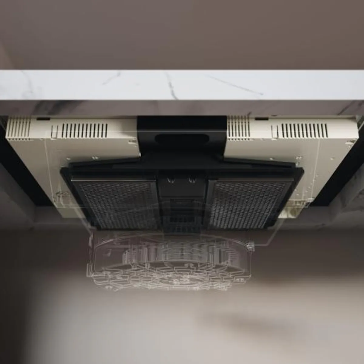 ASKO induksjonsplatetopp med ventilator HIH3843FM1