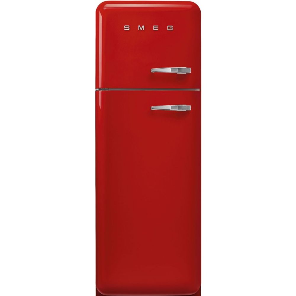 Smeg kombiskap rød 50`s retro FAB30LRD5 