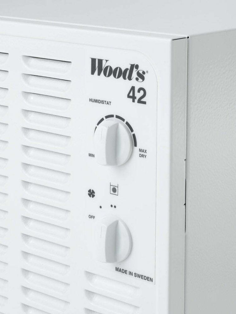 Woods avfukter hvit SW-42FW 190 m² 
