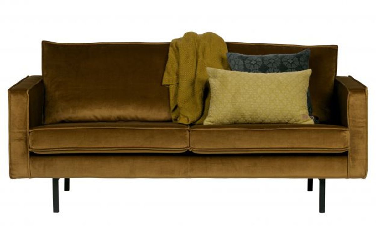 BePureHome Rodeo 2,5 Seter Velur Honninggul