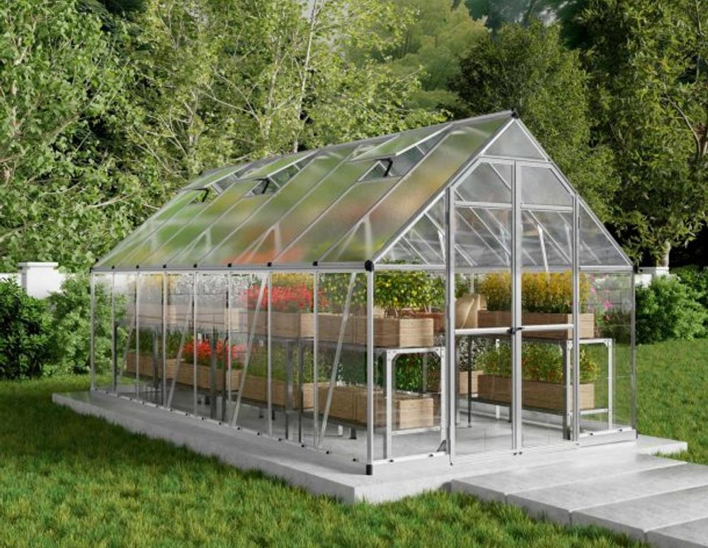 Canopia by Palram Balance drivhus 487 X 244 cm Extended - sølv