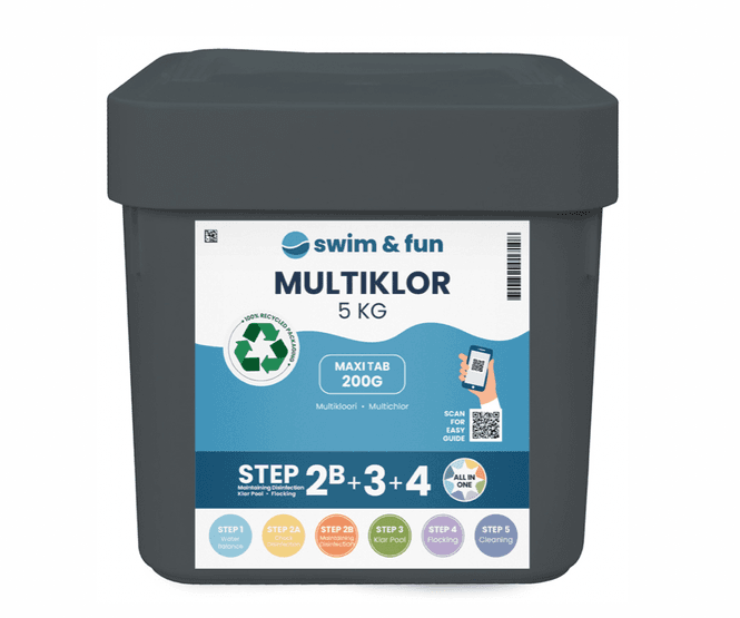 Hovedbilde Swim & Fun MultiKlor Maxi Tab 200 g, 5 kg