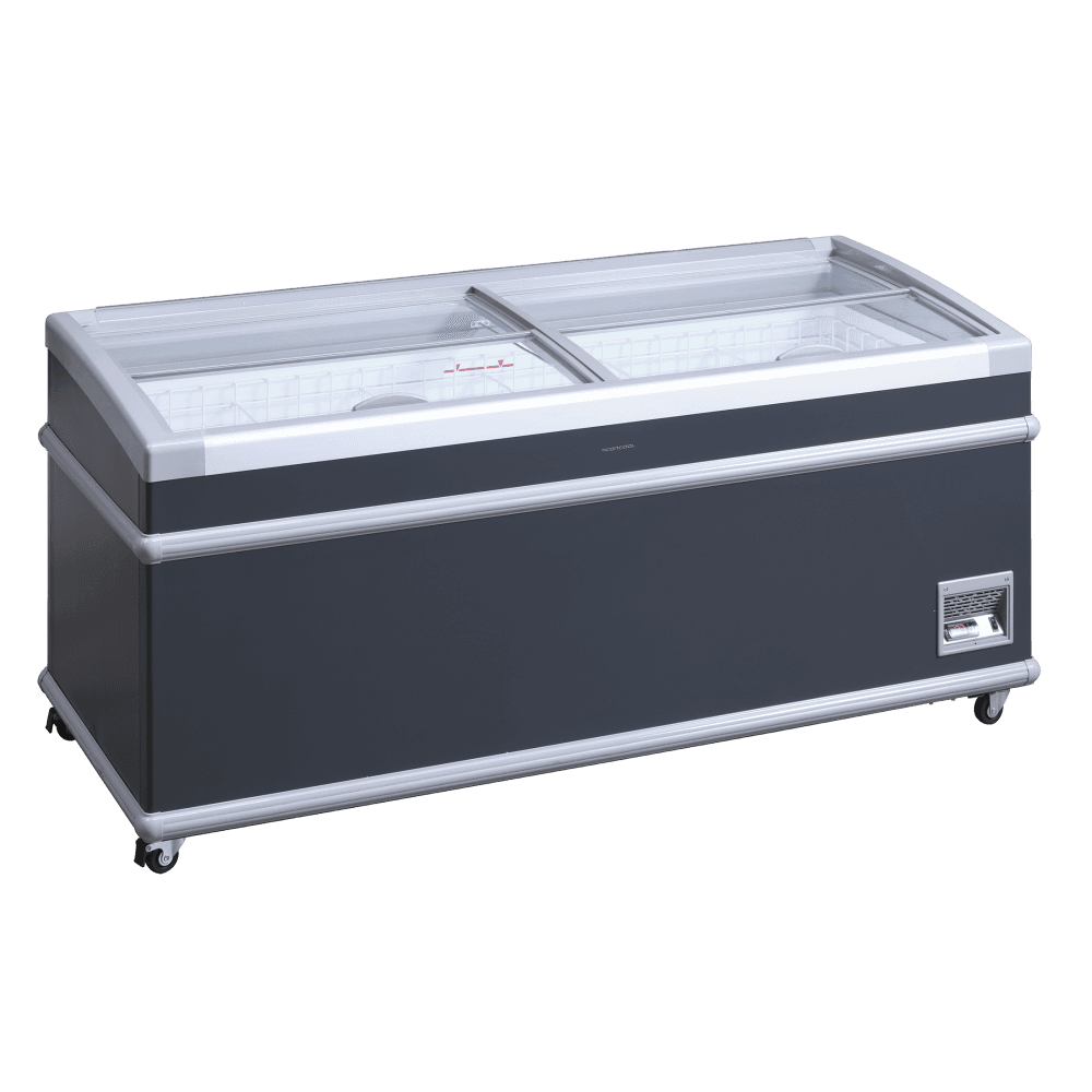 Scandomestic displayfryseboks grå 501 liter SIF700ADGC