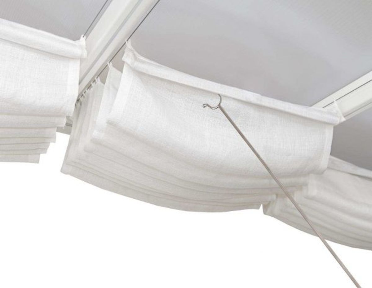 Canopia by Palram tak persienner 300 x 305 cm hvit 705869