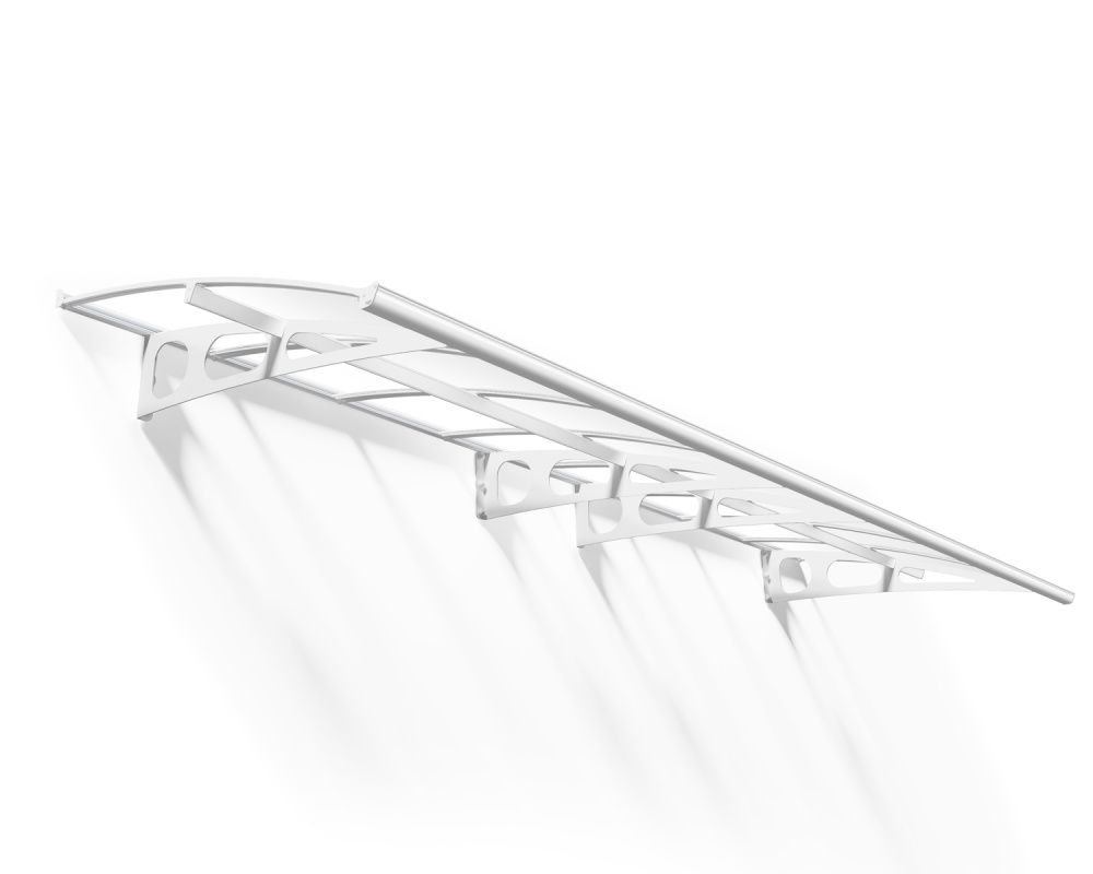 Canopia by Palram overbygg inngangsparti Bordeaux 139 x 447 cm hvit/klar